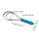 Maxbell Horse Brush Scraper Cleaning Tool Horse Hair Comb for Cattle Horse Livestock Double Loop