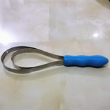 Maxbell Horse Brush Scraper Cleaning Tool Horse Hair Comb for Cattle Horse Livestock Double Loop