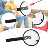 Maxbell Lure Wrap for Fishing Rod Keeps Safe Fishing Accessory Transparent PVC Guard Round
