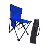 Maxbell Folding Camping Chair Stool Sturdy Portable for Barbecue Traveling Gardening Blue