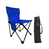 Maxbell Folding Camping Chair Stool Sturdy Portable for Barbecue Traveling Gardening Blue