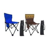 Maxbell Folding Camping Chair Stool Sturdy Portable for Barbecue Traveling Gardening Blue
