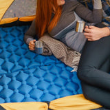 Maxbell Camping Sleeping Pad Compact Inflatable Sleeping Pad for Travel Tent Outdoor Blue