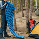 Maxbell Camping Sleeping Pad Compact Inflatable Sleeping Pad for Travel Tent Outdoor Blue