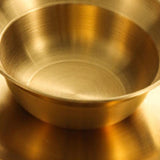 Maxbell Stainless Steel Plates and Bowls Portable Camping Plates Dinnerware Set 4PCS Gold