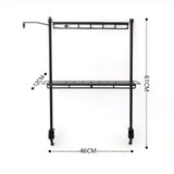 Maxbell Camping Lantern Stand Practical Stable Shelving Camping Desktop Storage Rack