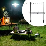 Maxbell Camping Lantern Stand Practical Stable Shelving Camping Desktop Storage Rack