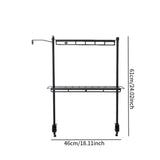 Maxbell Camping Lantern Stand Practical Stable Shelving Camping Desktop Storage Rack