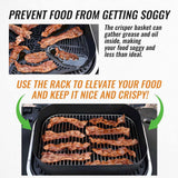 Maxbell Indoor Grill Air Fryer Accessory Grill Racks for Picnic Barbecue Backpacking
