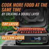 Maxbell Indoor Grill Air Fryer Accessory Grill Racks for Picnic Barbecue Backpacking
