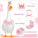 Maxbell Goose Outfit Novelty Decorative Cute Holiday Costume for Yard Garden Outside