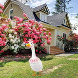 Maxbell Goose Outfit Novelty Decorative Cute Holiday Costume for Yard Garden Outside