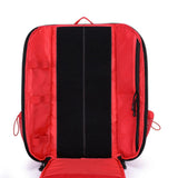 Maxbell Trauma Backpack Empty Oxford Cloth Emt Trauma Bag for Nurse Camping Trekking red