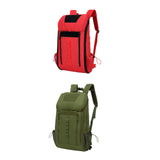 Maxbell Trauma Backpack Empty Oxford Cloth Emt Trauma Bag for Nurse Camping Trekking red