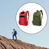 Maxbell Trauma Backpack Empty Oxford Cloth Emt Trauma Bag for Nurse Camping Trekking red