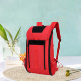 Maxbell Trauma Backpack Empty Oxford Cloth Emt Trauma Bag for Nurse Camping Trekking red