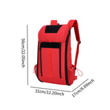 Maxbell Trauma Backpack Empty Oxford Cloth Emt Trauma Bag for Nurse Camping Trekking red