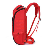 Maxbell Trauma Backpack Empty Oxford Cloth Emt Trauma Bag for Nurse Camping Trekking red