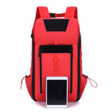 Maxbell Trauma Backpack Empty Oxford Cloth Emt Trauma Bag for Nurse Camping Trekking red