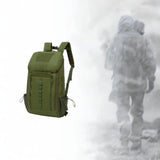 Maxbell Trauma Backpack Empty Oxford Cloth Emt Trauma Bag for Nurse Camping Trekking green