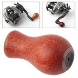 Maxbell Fishing Reel Power Knob Spare Part Repair Wood Portable Modified Rocker Grip matte A