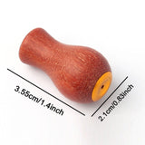 Maxbell Fishing Reel Power Knob Spare Part Repair Wood Portable Modified Rocker Grip matte B