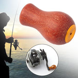 Maxbell Fishing Reel Power Knob Spare Part Repair Wood Portable Modified Rocker Grip matte B