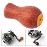 Maxbell Fishing Reel Power Knob Spare Part Repair Wood Portable Modified Rocker Grip matte B