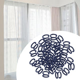 Maxbell 50x Elastic Rope End Hanging Hooks Hanging Clips for Awnings Kitchen Camping 8 Shape