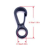 Maxbell 50x Elastic Rope End Hanging Hooks Hanging Clips for Awnings Kitchen Camping 8 Shape Small