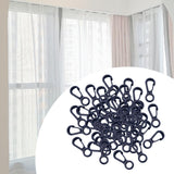 Maxbell 50x Elastic Rope End Hanging Hooks Hanging Clips for Awnings Kitchen Camping 8 Shape Small