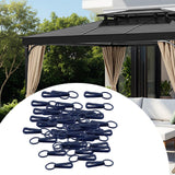 Maxbell 50x Elastic Rope End Hanging Hooks Hanging Clips for Awnings Kitchen Camping O Ring