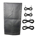 Maxbell Folding Lounge Chair Repair Cloth 160x43cm for Pool Sling Chair Lounge Chair Black