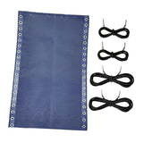 Maxbell Folding Lounge Chair Repair Cloth 160x43cm for Pool Sling Chair Lounge Chair Blue