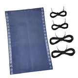 Maxbell Folding Lounge Chair Repair Cloth 160x43cm for Pool Sling Chair Lounge Chair Blue