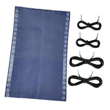 Maxbell Folding Lounge Chair Repair Cloth 160x43cm for Pool Sling Chair Lounge Chair Blue