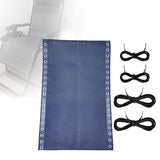 Maxbell Folding Lounge Chair Repair Cloth 160x43cm for Pool Sling Chair Lounge Chair Blue