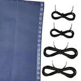 Maxbell Folding Lounge Chair Repair Cloth 160x43cm for Pool Sling Chair Lounge Chair Blue