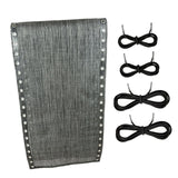 Maxbell Folding Lounge Chair Repair Cloth 160x43cm for Pool Sling Chair Lounge Chair Gray