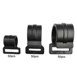 Maxbell 50Pcs Tent Pole Clips Sturdy Tents Hanging Clip for Securing Car Roof Marine 20mm