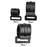 Maxbell 50Pcs Tent Pole Clips Sturdy Tents Hanging Clip for Securing Car Roof Marine 20mm
