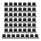Maxbell 50Pcs Tent Pole Clips Sturdy Tents Hanging Clip for Securing Car Roof Marine 20mm