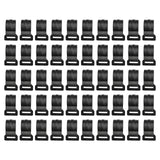Maxbell 50Pcs Tent Pole Clips Sturdy Tents Hanging Clip for Securing Car Roof Marine 20mm Thickness