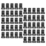 Maxbell 50Pcs Tent Pole Clips Sturdy Tents Hanging Clip for Securing Car Roof Marine 20mm Thickness