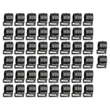 Maxbell 50Pcs Tent Pole Clips Sturdy Tents Hanging Clip for Securing Car Roof Marine 25mm