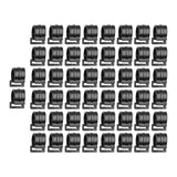 Maxbell 50Pcs Tent Pole Clips Sturdy Tents Hanging Clip for Securing Car Roof Marine 25mm
