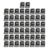 Maxbell 50Pcs Tent Pole Clips Sturdy Tents Hanging Clip for Securing Car Roof Marine 25mm