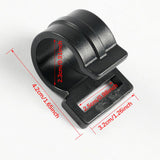 Maxbell 50Pcs Tent Pole Clips Sturdy Tents Hanging Clip for Securing Car Roof Marine 25mm