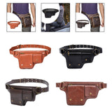 Maxbell Women Waist Bag Hiking Casual Purse Versatile Vintage Design Stylish Hip Bag Brown