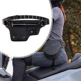 Maxbell Women Waist Bag Hiking Casual Purse Versatile Vintage Design Stylish Hip Bag Black